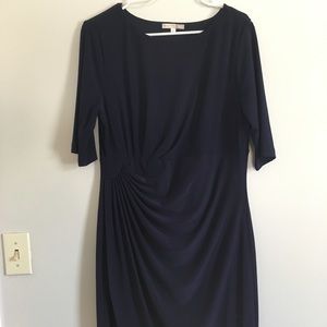 Navy Blue cinched dress
